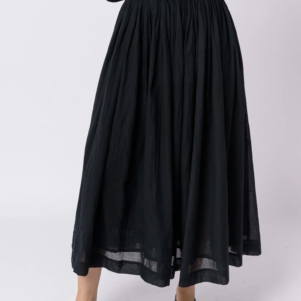 Classic Black Pull-On Skirt by World of Crow